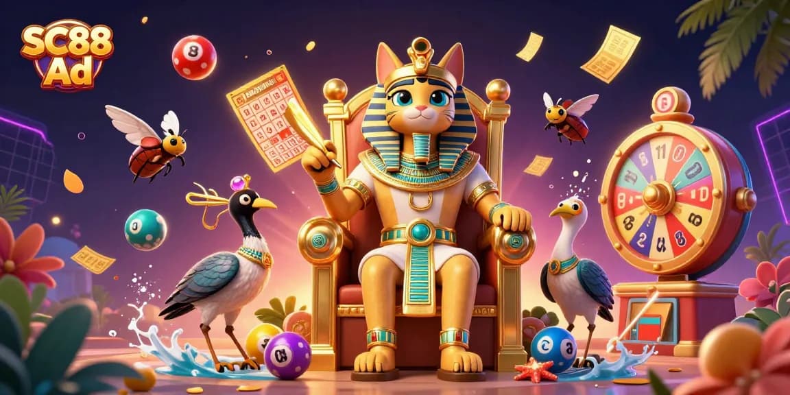 Play exciting games at SC88 Ad with vibrant lottery elements and stunning visuals