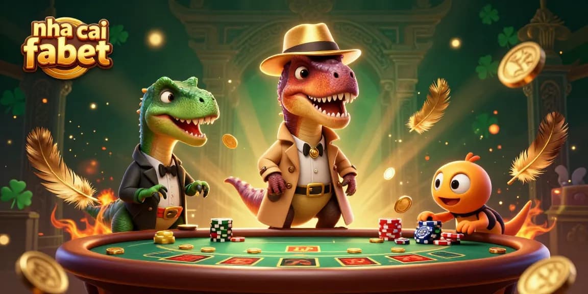 Engage in thrilling gameplay at nha cai fabet with vibrant casino characters and action.