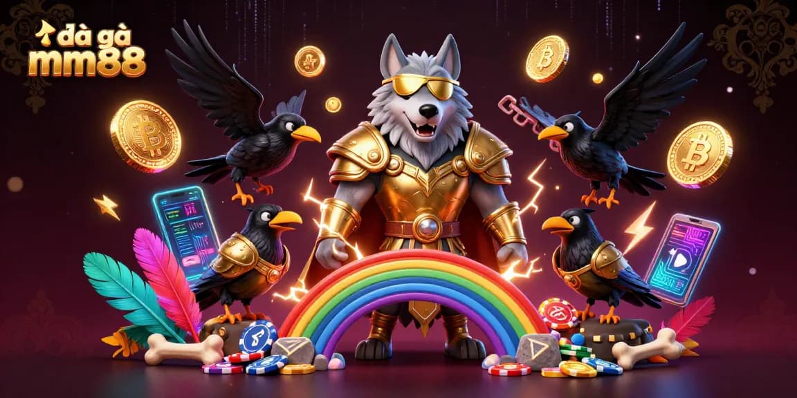 Engage in thrilling đá gà mm88 adventures with dynamic characters and vibrant casino elements.