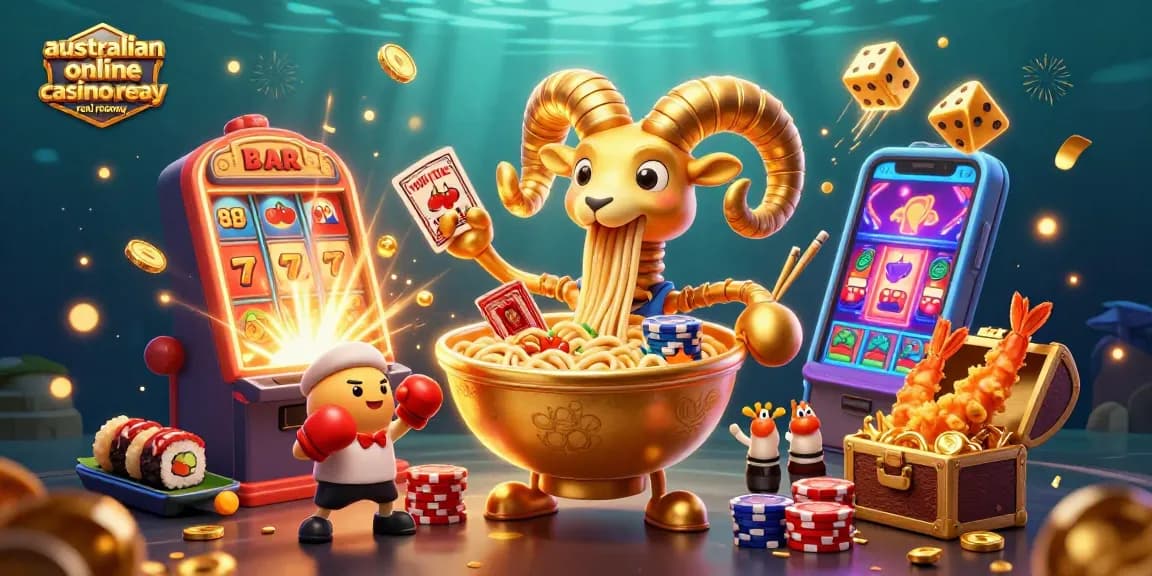 Experience excitement at an australian online casino real money with 3D characters and vibrant gaming elements.