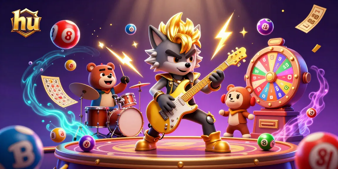 Engage in thrilling hu casino entertainment with a vibrant scene featuring animated characters and dynamic gaming elements.