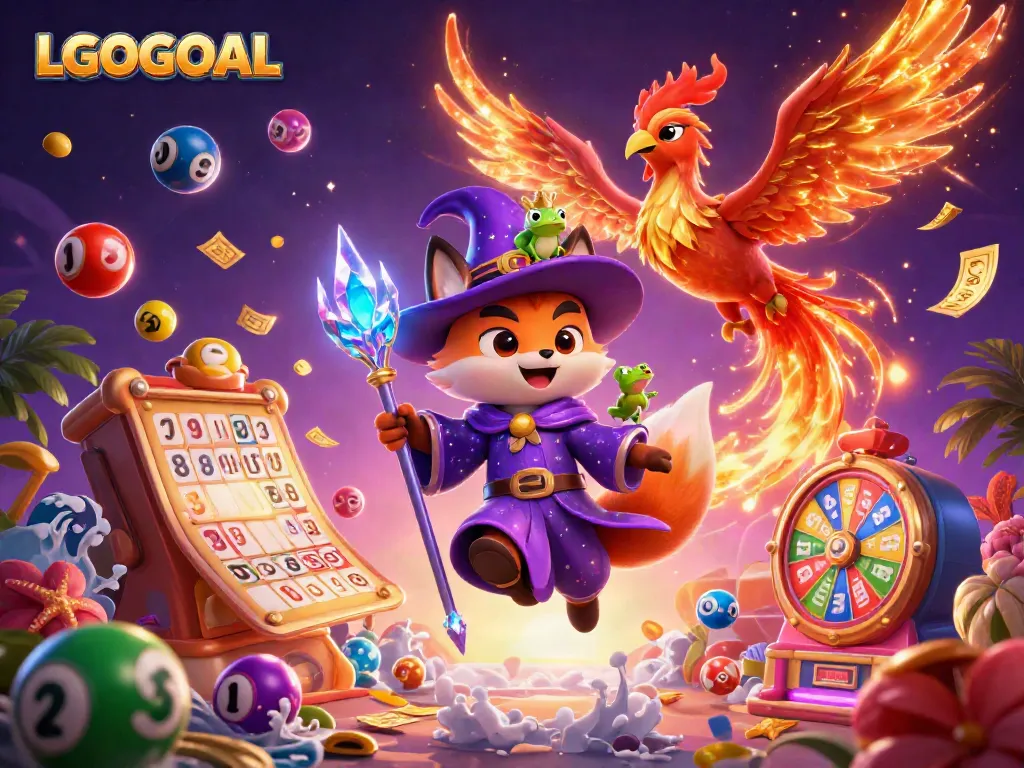 Experience thrilling games on LGOGOAL with magical characters and dynamic lottery elements.
