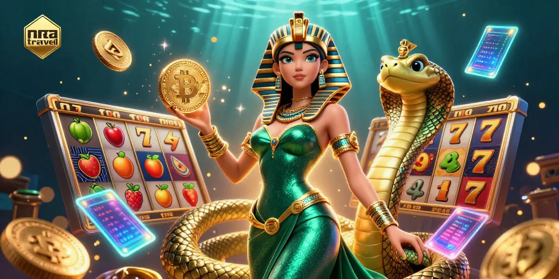 Engage in thrilling slot experiences with nra travel, featuring vibrant 3D characters, jackpots, and crypto elements.