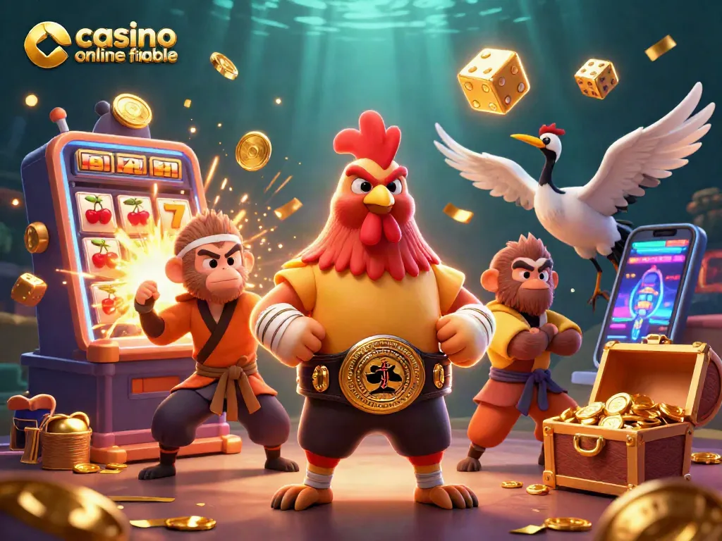 Disfruta de la emoción de casino online fiable con este colorido y dinámico escenario de juego.