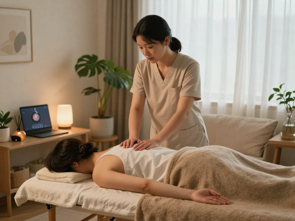 Experience relaxing 안양출장마사지 therapy in a cozy setting with professional care.