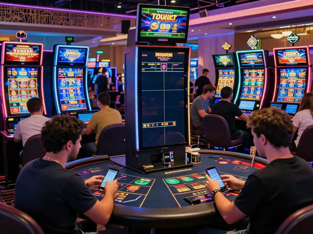 Online gambling experience at https://five88bet.org/ with diverse players engaging in sports betting and casino games.