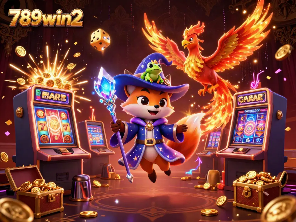 Experience the vibrant casino atmosphere with 789win2's enchanting characters and explosive jackpot elements.