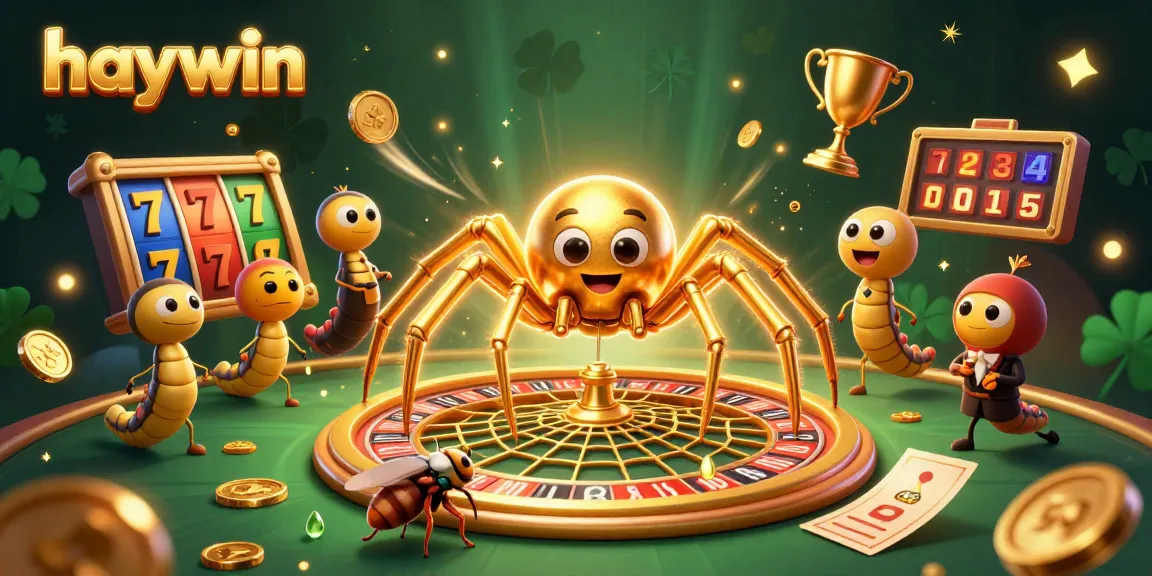 Experience thrilling bets at Haywin with a captivating 3D roulette scene featuring dynamic gaming elements.