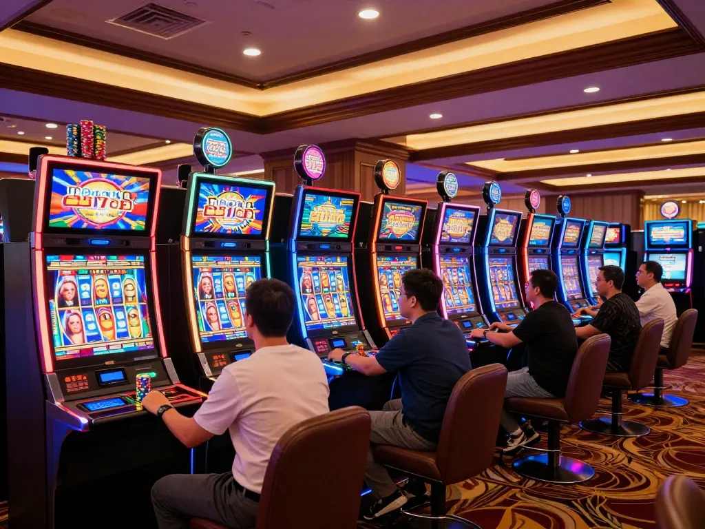 Experience Pragmati Play excitement with players enjoying lively slots, vibrant environment and engaging gameplay.