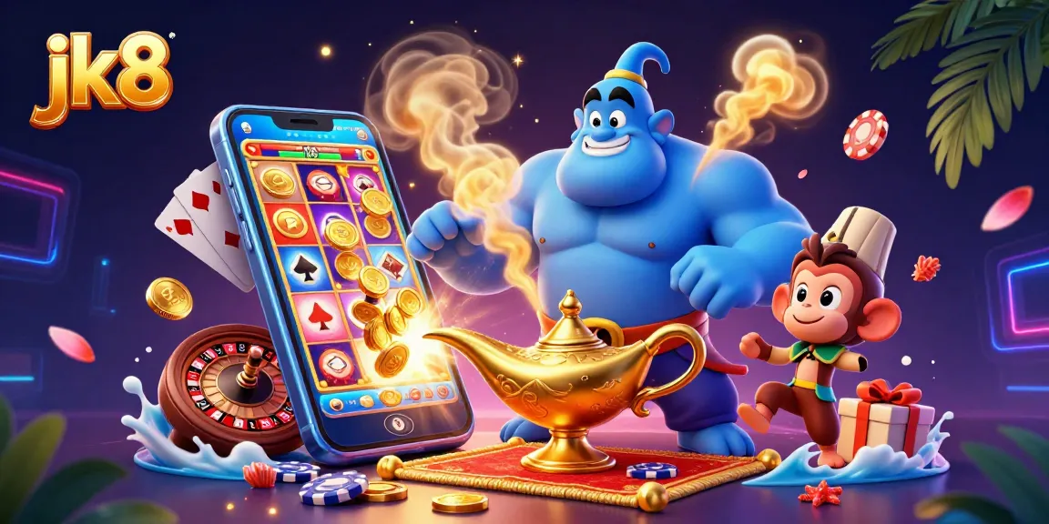 Engage with exhilarating gambling action at jk8 with vibrant casino elements and dynamic characters.
