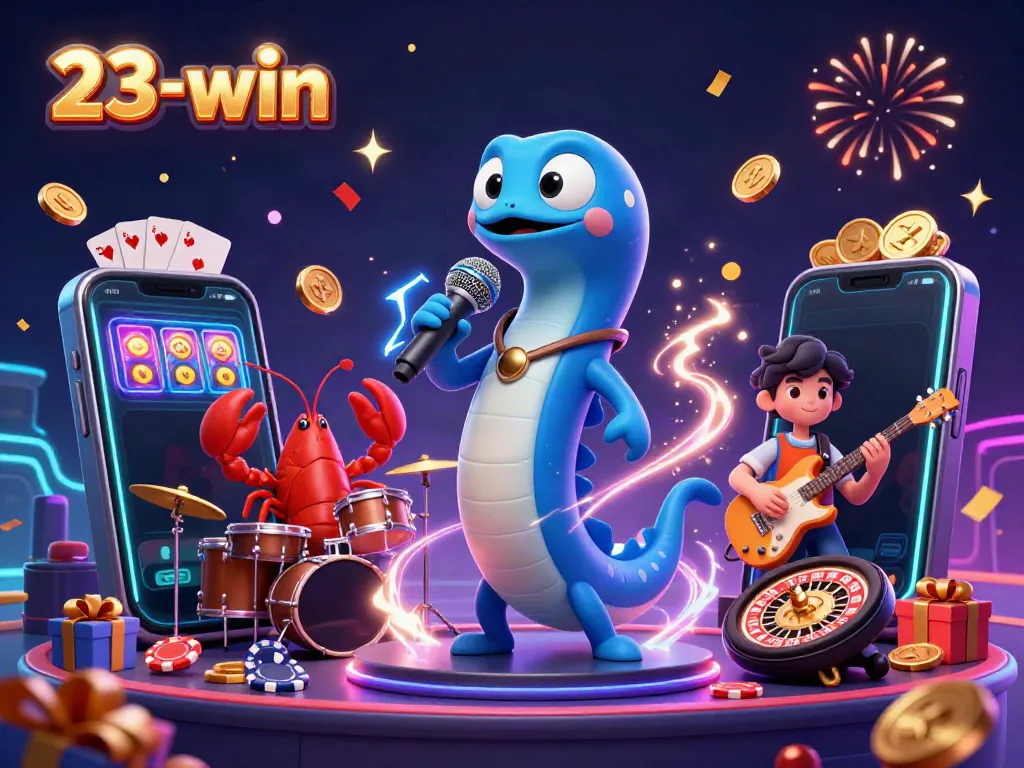 Experience the excitement of 23-win as the electric eel DJ performs in an underwater casino.