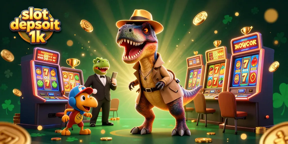 Experience the excitement of slot depsoit 1k with a velociraptor card counter and dynamic game elements.