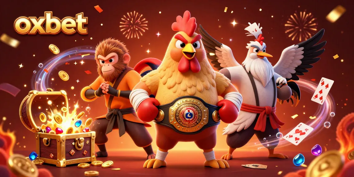 Experience excitement with oxbet's live casino scene featuring colorful characters and vibrant elements.